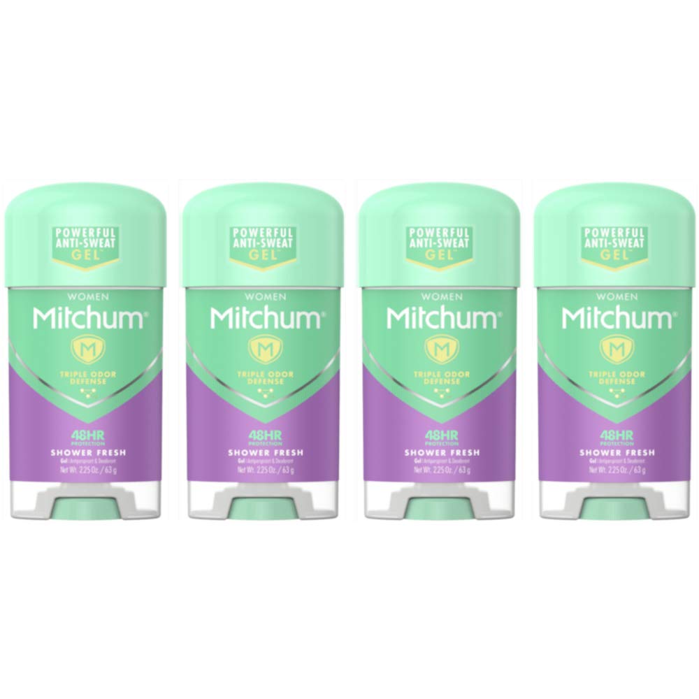 Mitchum Advanced Women Gel Anti-Perspirant & Deodorant, Shower Fresh 2.25 oz (Pack of 4) Beauty and Personal Care Mitchum