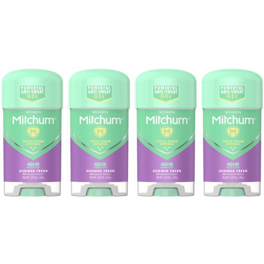 Mitchum Advanced Women Gel Anti-Perspirant & Deodorant, Shower Fresh 2.25 oz (Pack of 4) Beauty and Personal Care Mitchum