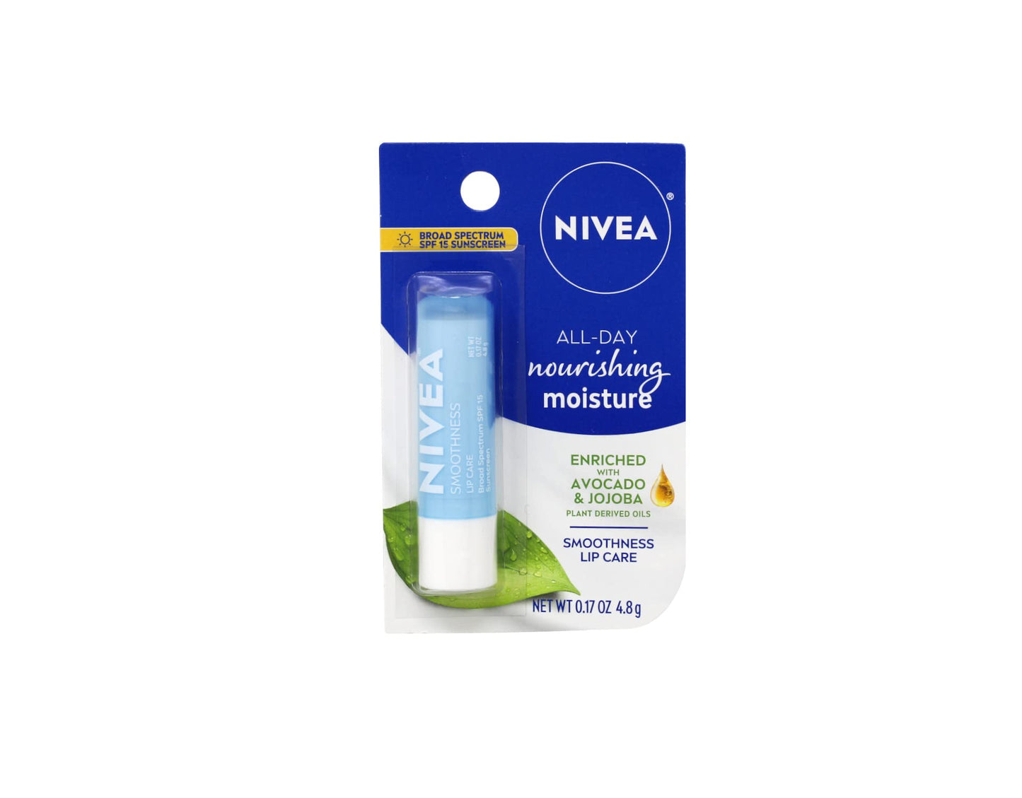 Nivea Smth Hydrat Lip Spf Size .17z Nivea A Kiss Of Smoothness Hydrating Lip Care Spf 15 .17z Beauty & Personal Care NIVEA