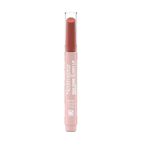 Neutrogena High Shine Glossy Lip, Nourishing Lip Gloss with Maracuja Oil, Antioxidant Vitamin E & Vitamins, Non-Retractable, Buildable Pigmented Beauty & Personal Care Neutrogena