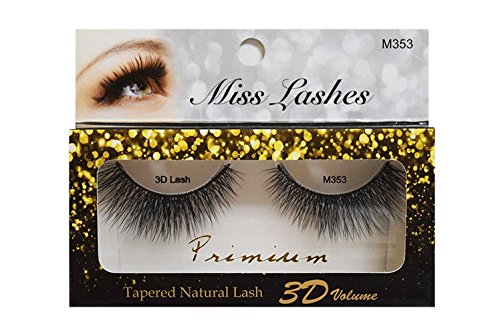 "4 Pairs" Miss Lash 100% Handmade Tapered 3D Volume lash M353 Beauty & Personal Care Miss Lash