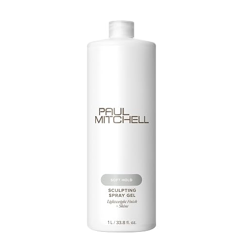 Paul Mitchell Soft Sculpting Spray Gel, Natural Hold, Soft Finish, For All Hair Types, 33.8 fl. oz. Beauty & Personal Care Paul Mitchell