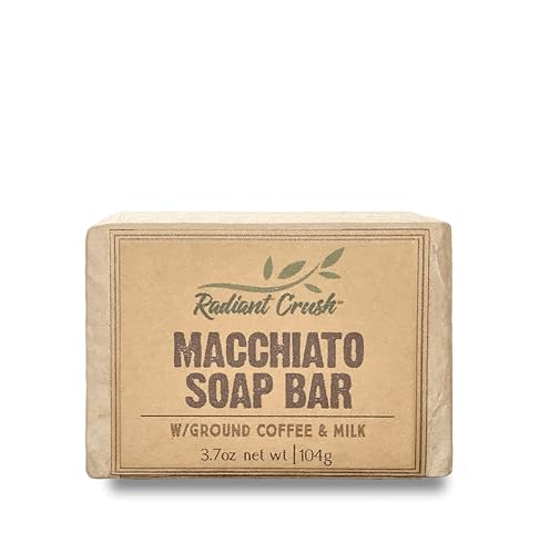 Radiant Crush - Coffee and Goats Milk Soap Bar Macchiato Handmade Beauty & Personal Care Radiant Crush