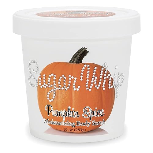 Primal Elements Sugar Scrub, Exfoliating Sugar Whip, Face and Body Cleanser, Moisturizer, Pumpkin, 10 oz Package Beauty & Personal Care Primal Elements
