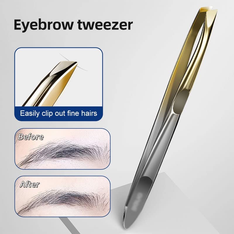 ngddf2haa Tool 4 in 1 Personal Care Set Stainless Steel Makeup Tools Ear Spoon Professional Eyebrow Care Beauty and Personal Care ngddf2haa