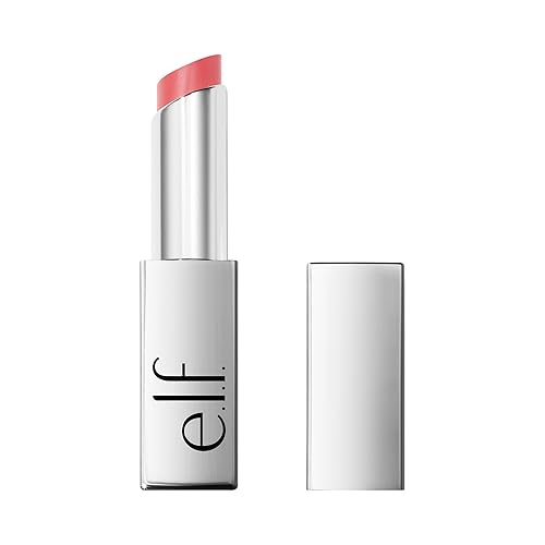 e.l.f. Glow Reviver Slipstick, Tinted Lip Oil Stick, Non-Sticky & Hydrating For A Soft-Shine Finish, Vegan , Pink-Me Energy Beauty & Personal Care e.l.f.