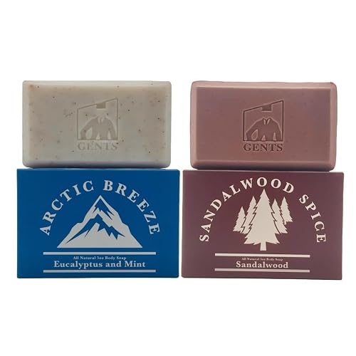 G.B.S Gents Variety Men's Body Soaps - Moisturizing Bar Soap for Men, Smell Fresh and Clean, Washing Hands & Body, All Skin Types (Arctic Breeze Beauty & Personal Care G.B.S