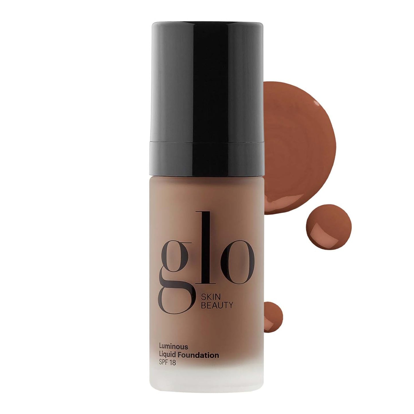 Glo Skin Beauty Luminous Liquid Mineral Foundation Makeup with SPF 18 (Mocha) - Improves Uneven Skin Tone, Smooths & Corrects Imperfections, Sheer Beauty & Personal Care Glo Skin Beauty