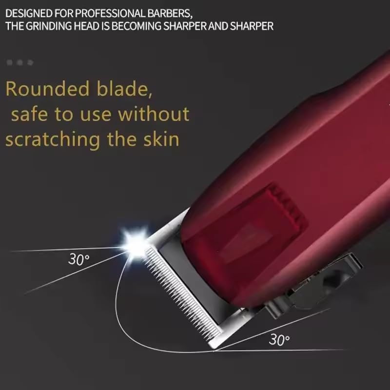 QDKVTNDJZ Men's Haircut Machine LCD Cordless&Corded Barber Clippers for Hair Cutting & Grooming Rechargeable Beard Trimmer Beauty and Personal Care QDKVTNDJZ