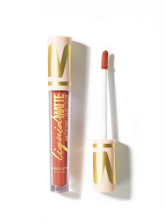 Absolute New York Matte Liquid Lipstick, Lightweight Full Coverage, Long Wear Transfer and Waterproof Lipstick (MLAM52 Wild Pumpkin, .085 fl oz) Beauty & Personal Care Absolute New York