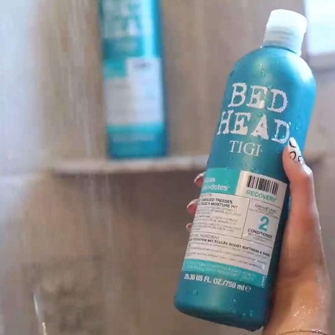 Bed Head by TIGI Urban Antidotes Recovery Moisturizing Conditioner for Dry & Damaged Hair, Intensive Hydration, 25.36 fl oz