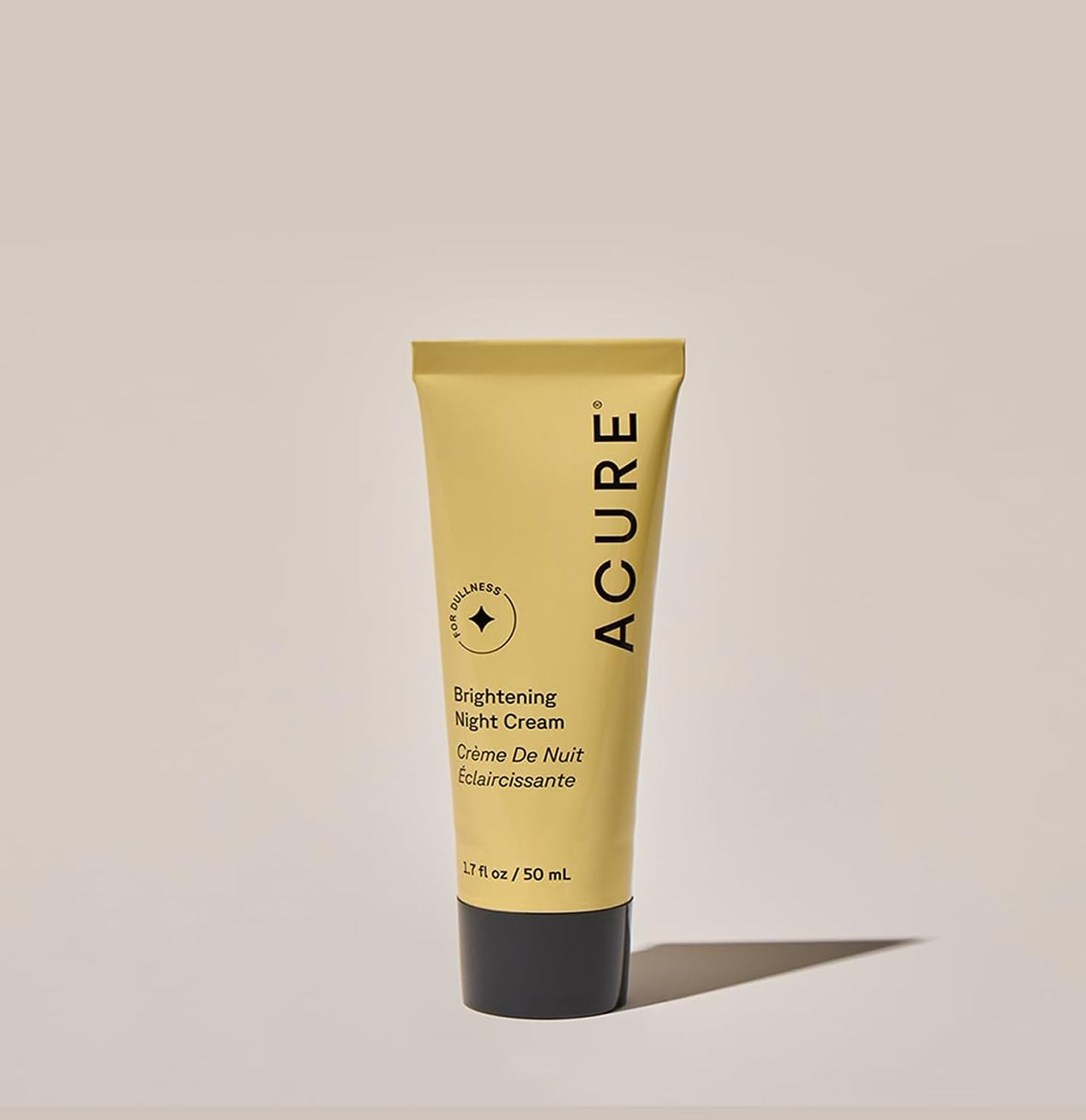 Acure Brightening Night Cream - Radiance Boosting Night Face Cream for Women & Men, Hydrating & Revitalizing Moisturizer for Uneven Skin Tone Beauty & Personal Care Acure