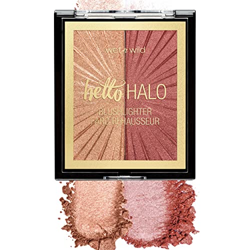 Wet n Wild MegaGlo Blushlighter, Blendable Blush & Highlighter Set, Shimmery Metallic Finish, Flash Me Beauty & Personal Care wet n wild