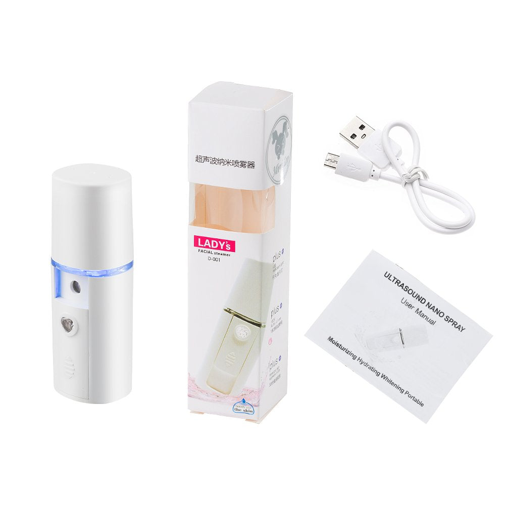 Nano Facial Mister Portable Mini Face Mist Handy Sprayer Automatic Eyelash Extensions Cool Facial Steamer Beauty & Personal Care MINI LOP