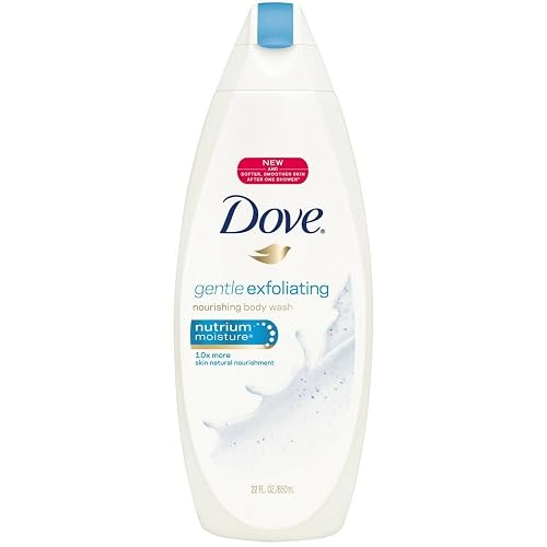 Dove Gentle Exfoliating Nourishment with Nutrium Moisture Body Wash 24 oz (Pack of 6) Beauty & Personal Care Dove