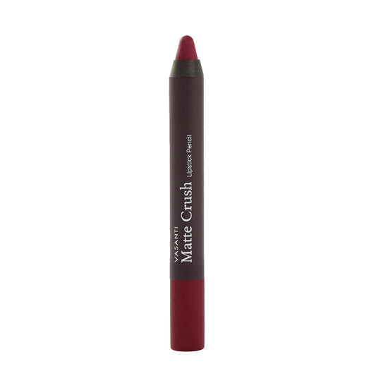VASANTI Matte Crush Lipstick Pencil (Red Over Heels) | Long-Lasting, Water-Resistant Lip Liner Pencil that Won’t Smudge | Highly Pigmented, Soft Matte Beauty & Personal Care VASANTI