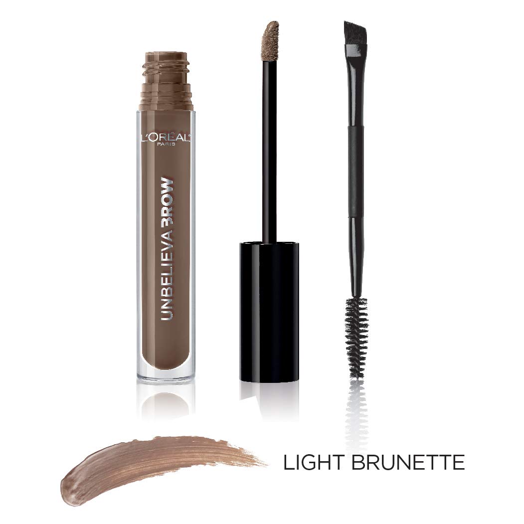 L'Oreal Paris Unbelieva-Brow Longwear Waterproof Tinted Brow Gel, Smudge-resistant, Transfer- Proof, Quick Drying, Easy and quick application