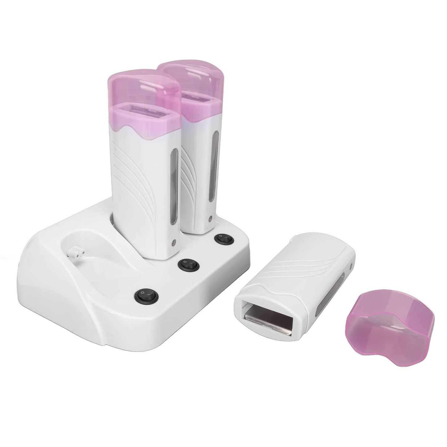 Triple Roll-On Wax Warmer Heater, Fast Heat Electric Hair Removal Wax Melting Machine, Portable Depilatory Wax Heater for Home & Salon Use Beauty and Personal Care Dioche