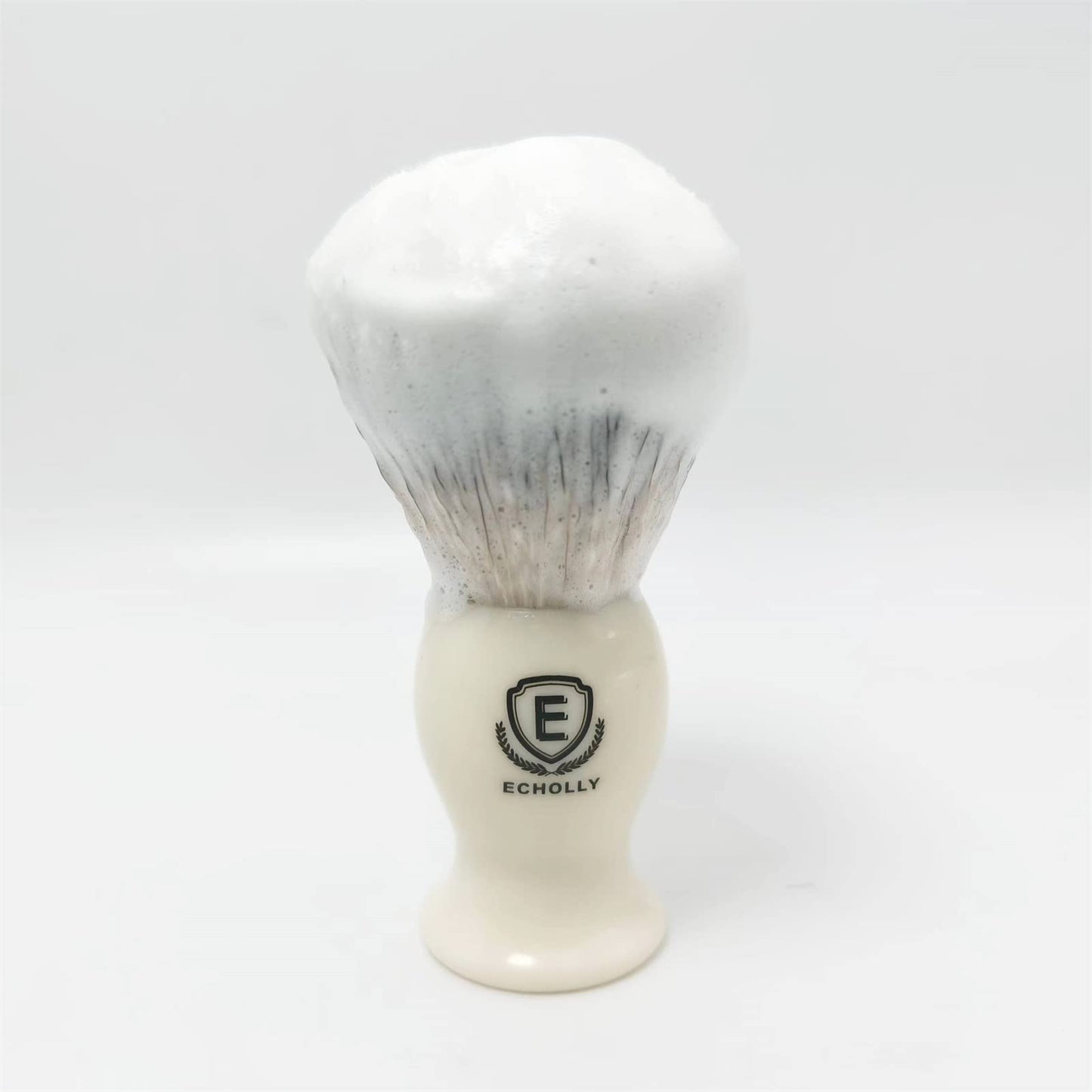 Premium Mens Shaving Brushes by Echolly-NO Shedding Bristle Shaving Brush for Men-Smooth Acrylic Handle Legacy Shave Brush-Rich and Fast Lather Beauty and Personal Care ECHOLLY