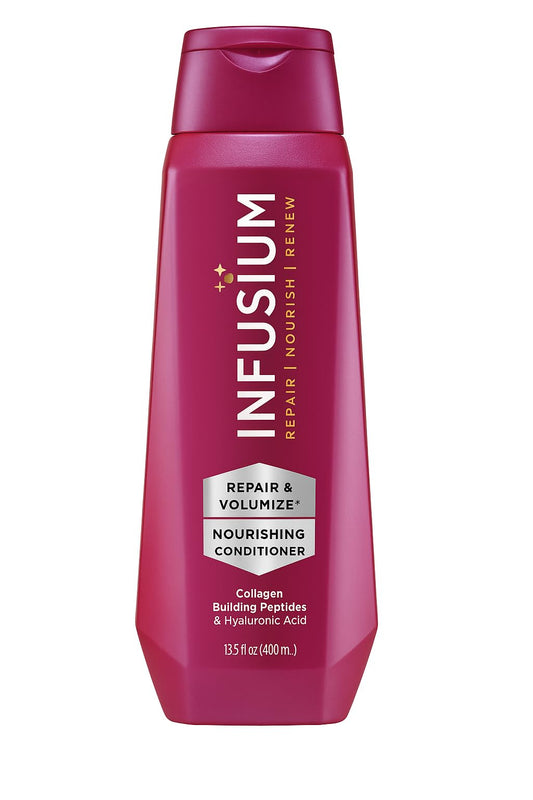 Infusium Repair and Volumize Conditioner - Hair Conditioner with Collagen and Hyaluronic Acid - Plumps Hair, Reduces Brittleness and Frizz - 13.5 oz Beauty & Personal Care Infusium