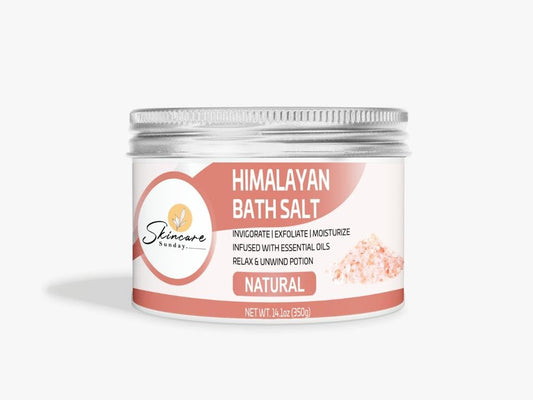 Skincare Sunday Himalayan Bath Salts Infused with Minerals and Essential Oils - Invigorate - Exfoliate - Moisturize - Detoxify - Cleanse - Relaxing Beauty and Personal Care SKINCARE SUNDAY