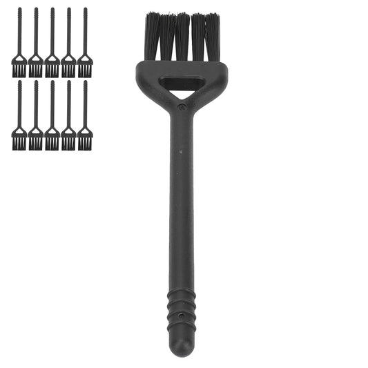 10PCS Electric Shaver Cleaning Brushes, Mini Nylon Double Sided Clipper Brush Shaver Cleaner up Tool for Cleaning Razor Shaver Trimmer Hair Clipper Beauty and Personal Care Agatige