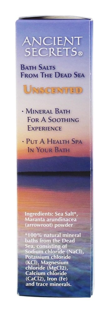 ANCIENT SECRETS Bath Salts from The Dead Sea, Unscented, 16 Ounce Beauty and Personal Care ANCIENT SECRETS