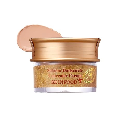 SKINFOOD s Salmon Dark Circle Concealer Cream - Under Eye Concealer for Dark Spots and Wrinkles - Full Coverage - Stocking Stuffer - 0.35 Oz/10 g Beauty & Personal Care SKINFOOD 1957