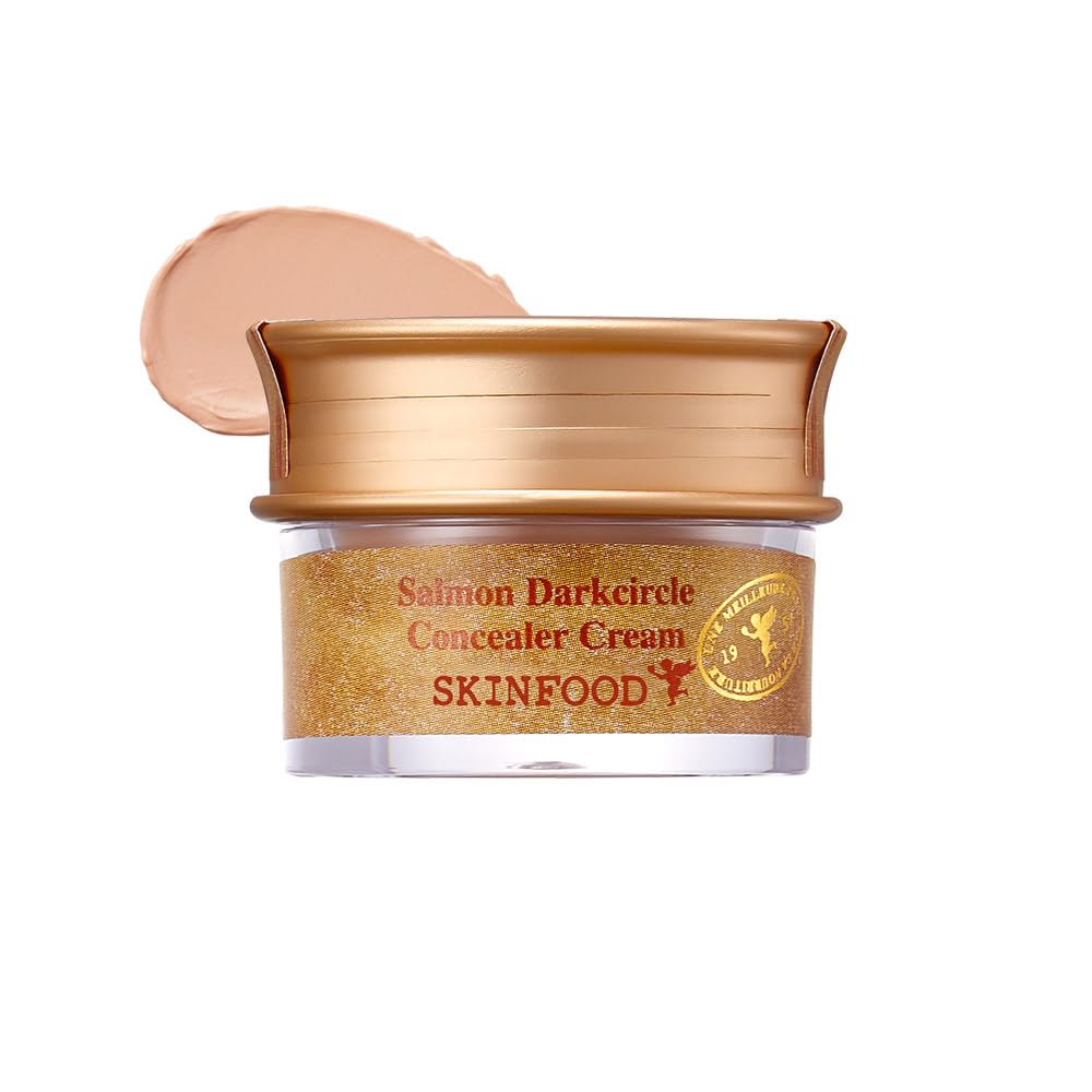 SKINFOOD s Salmon Dark Circle Concealer Cream - Under Eye Concealer for Dark Spots and Wrinkles - Full Coverage - Stocking Stuffer - 0.35 Oz/10 g Beauty & Personal Care SKINFOOD 1957