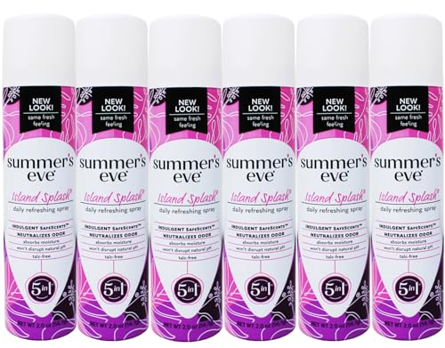Summer's Eve Deodorant Spray Island Splash 2.0 oz. (Quantity of 6) Beauty and Personal Care Summer's Eve