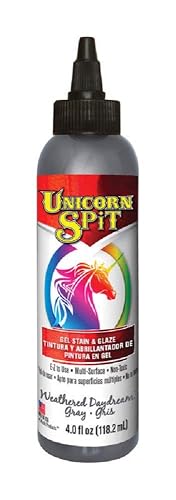 Unicorn Spit Flat Weathered Daydream Gray Gel Stain and Glaze 4 oz. Beauty & Personal Care Unicorn SPiT