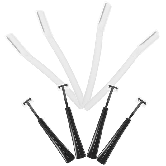 VILLCASE 4 Sets Eyebrow Razor for Women, Portable T-Shaped Eyebrow Trimmer with Replaceable Blades, Multipurpose Dermaplane Facial Hair Shaver Beauty and Personal Care VILLCASE