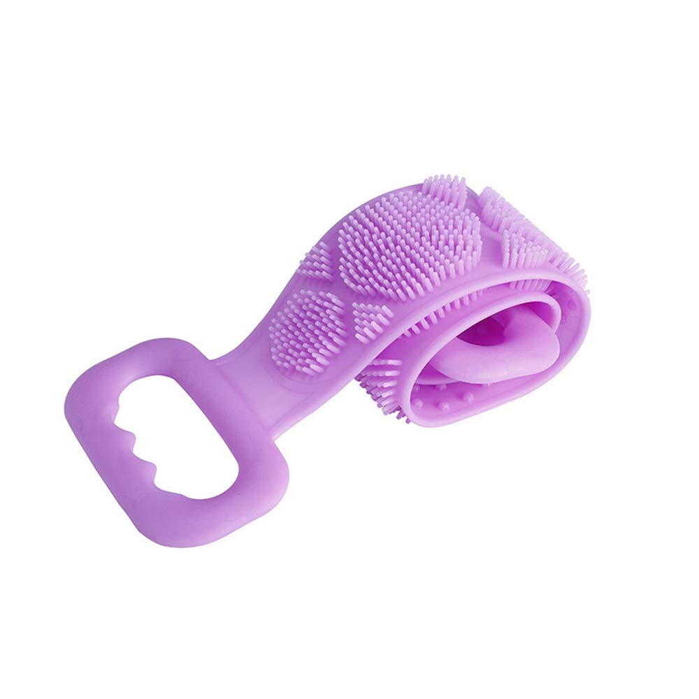 zxb-shop Exfoliating Towel for Body Silicone Gel Scrub Bath Brush Strips Massage Back Rubbing Bath Tape Artefact Rub the Ash Shower Towel Bath Tools Beauty and Personal Care zxb-shop