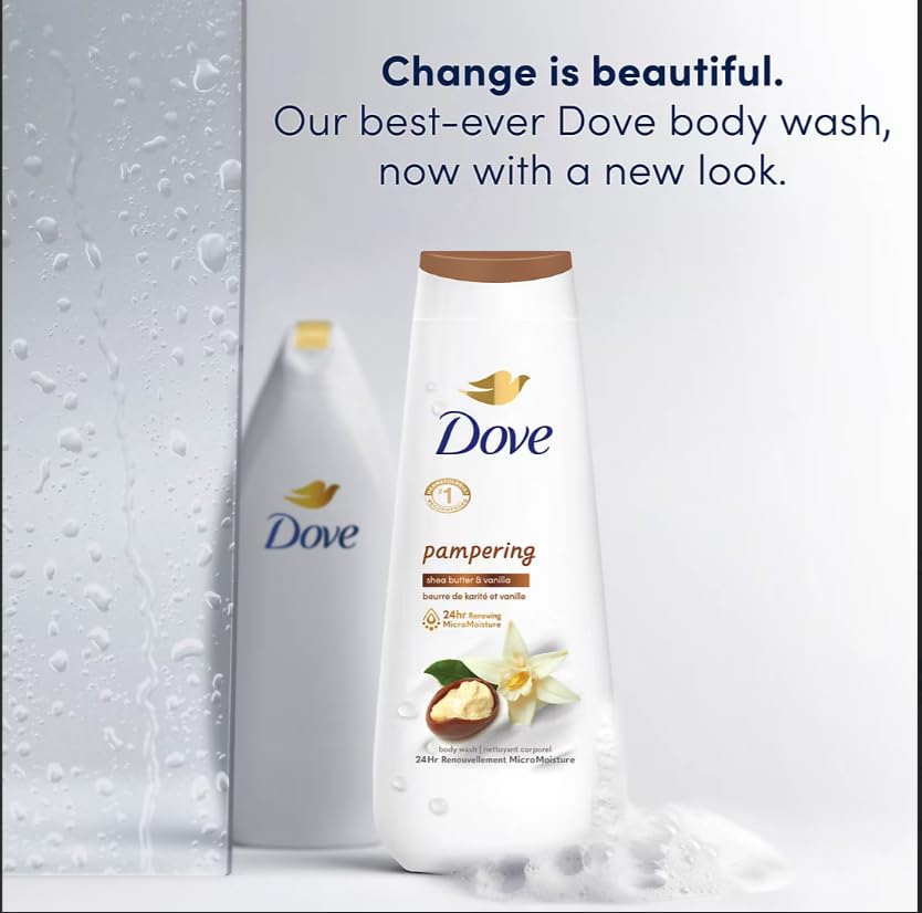 Dove Pampering Body Wash, Shea Butter & Vanilla, 23 FL OZ Beauty & Personal Care Dove