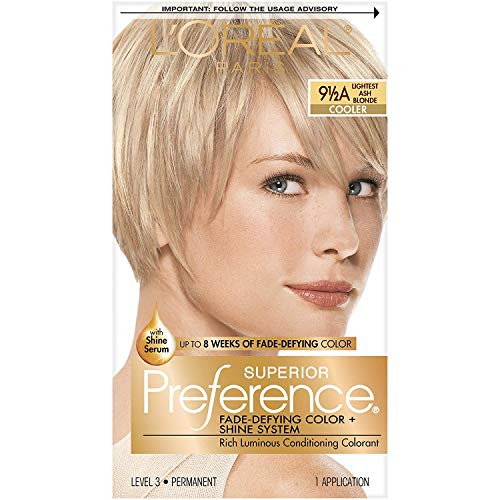 L'Oreal Superior Preference - 9-1/2A Lightest Ash Blonde (Cooler) 1 Each (Pack of 7) Beauty & Personal Care L'Oreal Paris