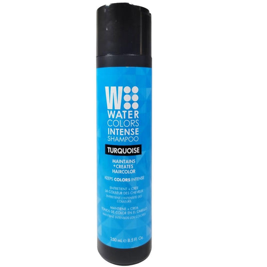 Watercolors Intense Color Depositing Shampoo, Semi Permanent Hair Color 8.5 oz - TURQUOISE Beauty & Personal Care Watercolors