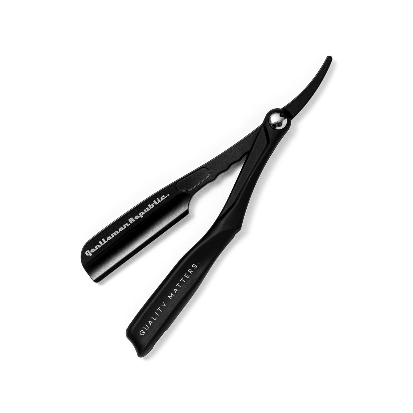 Gentlemen Republic Straight Edge Razor Holder: Premium Black Safety Razor Holder for Professional Barbers and Everyday Home Grooming - Achieve Beauty and Personal Care Gentlemen Republic