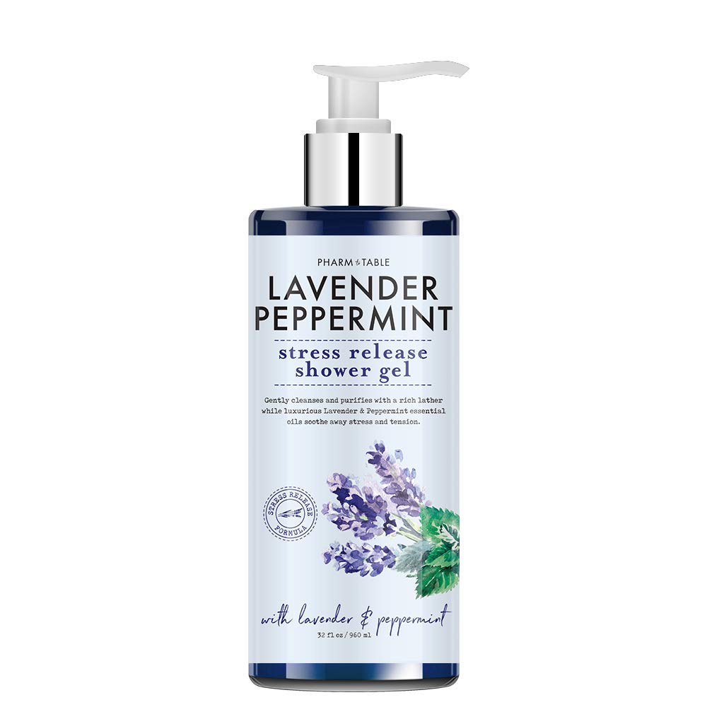 Pharm to Table Stress Release/Lavender & Peppermint Shower Gel Body Wash 32oz / 960m Beauty & Personal Care PHARM TO TABLE
