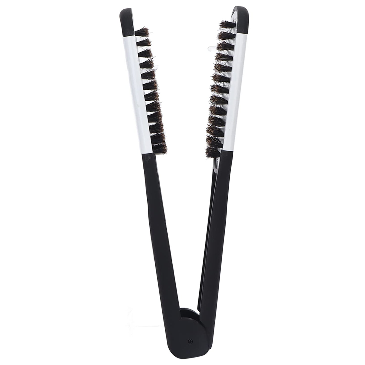ZJchao Straightening Comb, Double Sided Beard Straightening Clamp Brush Beard Styling Tool Professional Brush for Smooth Grooming (Black White) Beauty and Personal Care ZJchao