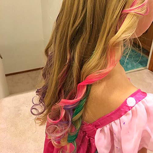 Colorme Temporary Hair Color, Hair Chalk alternative 3PK (Fuschia, Teal, Violet Desire) Beauty & Personal Care Color Me