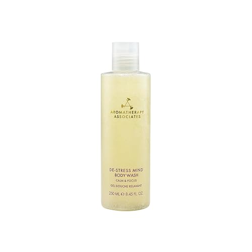 Aromatherapy Associates De-Stress Mind Body Wash, Calming & Hydrating Cleanser with Squalane, AHAs & Jojoba Beads, Moisturizing Body Wash for Dry Skin Beauty & Personal Care Aromatherapy Associates