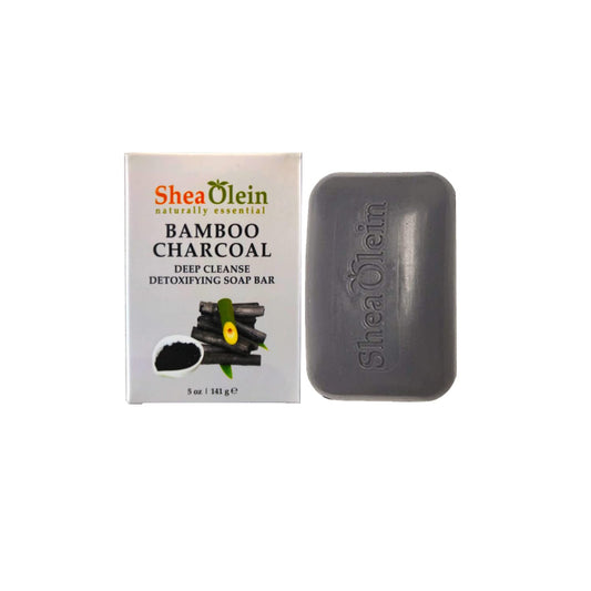 Activated Bamboo Charcoal Deep Cleanse Detoxifying Soap Beauty & Personal Care SheaOlein Naturally Essential