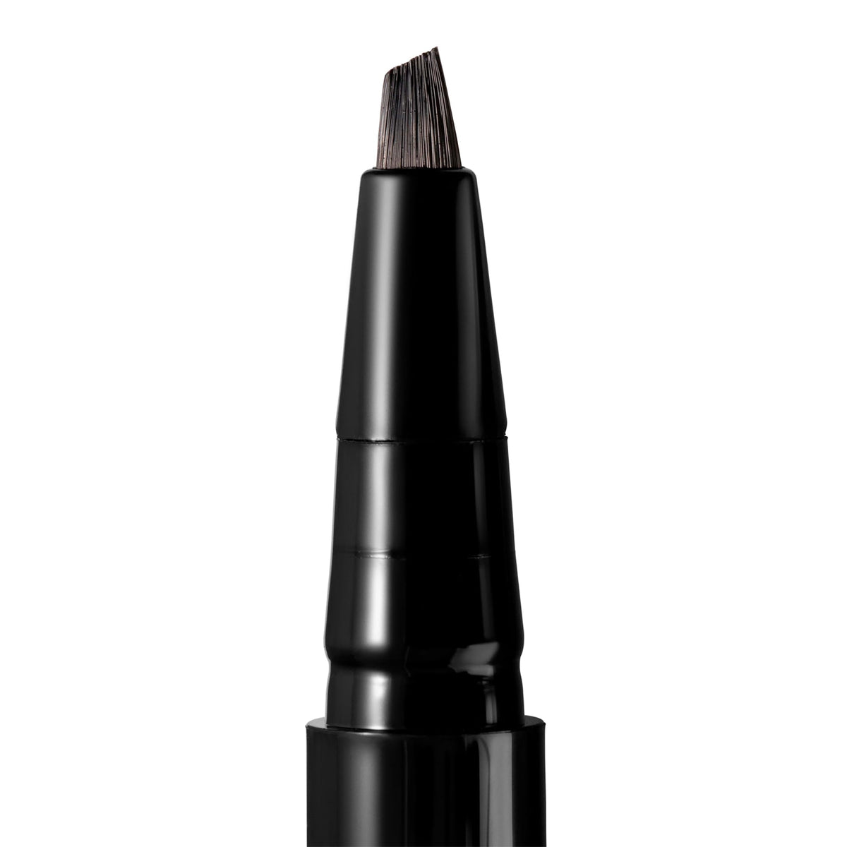 Arches and Halos Angled Bristle Tip Waterproof Brow Pen - Water Based and Smudge Proof Eyebrow Pencil - Extended Wear - Charcoal - 0.051 oz