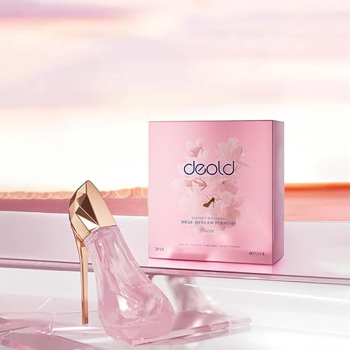 DEOLD High Heels Eau de Toilette for Women Top note of Orange Middle note of Peony Base note of Musk Elegant fragrance for day and night 1.01 oz Beauty & Personal Care DEOLD