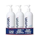 Huron Shower Kit for Men and Women - Shampoo, Conditioner & Body Wash with Citrus + Eucalyptus Scent, Hydrating, Phthalate-Free, non-toxic Ingredients Beauty & Personal Care Huron