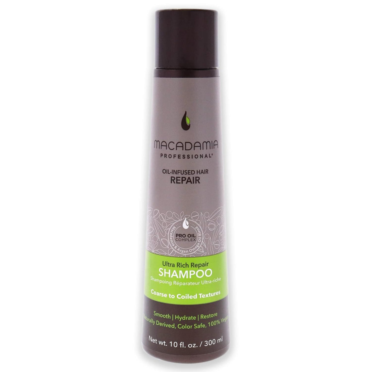 Macadamia Professional Hair Care Sulfate & Paraben Free Natural Organic Cruelty-Free Vegan Hair Products Ultra Rich Hair Repair Shampoo, 10oz Beauty & Personal Care Macadamia Professional