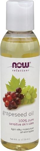NOW Grape Seed Oil, 4-Ounce (Pack Of 2) Beauty & Personal Care NOW Foods