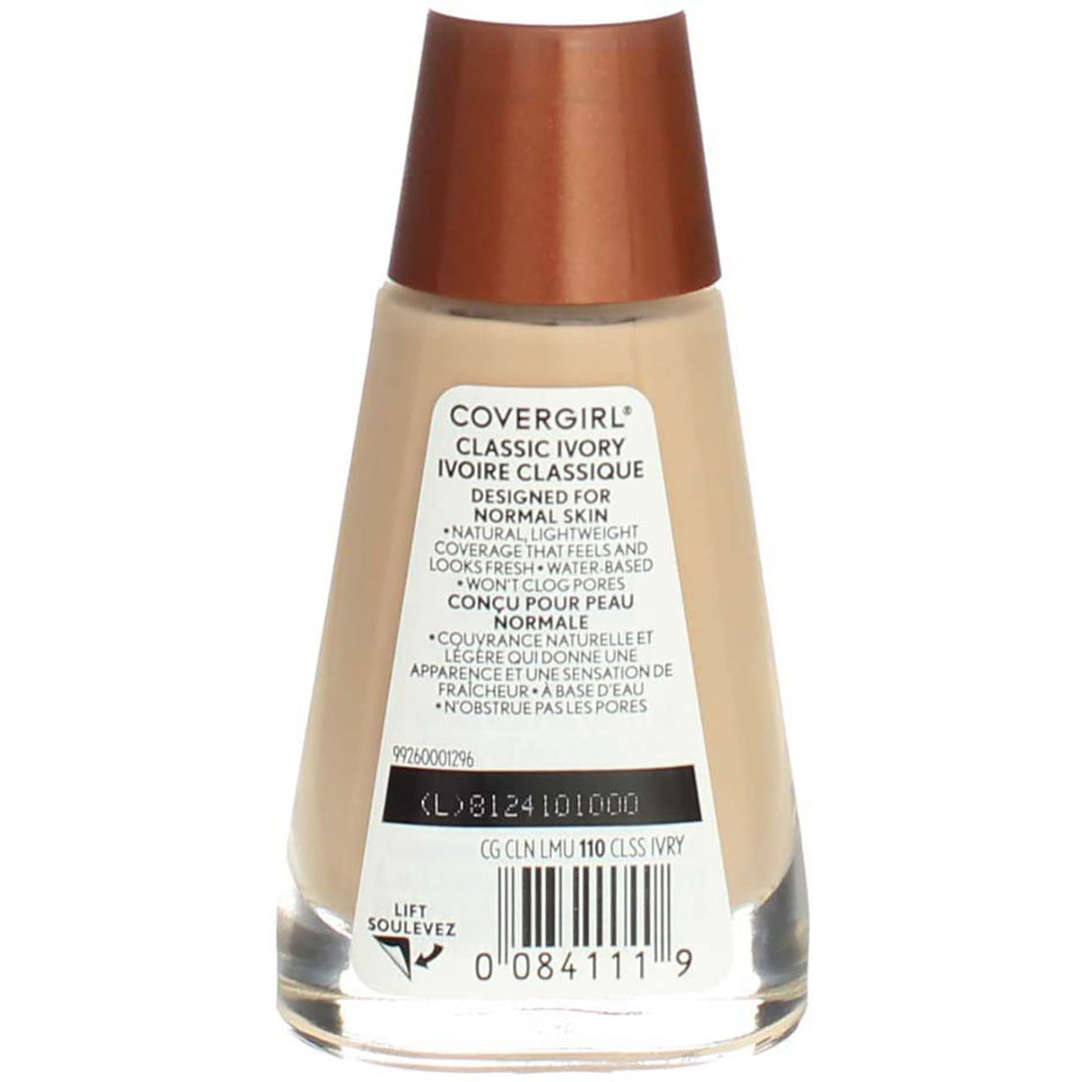 CoverGirl Clean Liquid Makeup, Classic Ivory [110], 1 oz (Pack of 3) Beauty & Personal Care COVERGIRL