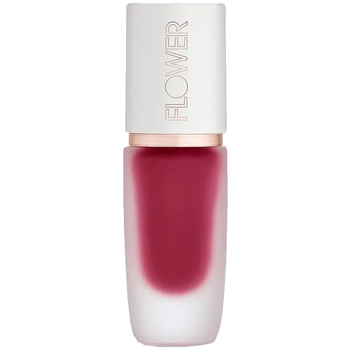 FLOWER BEAUTY By Drew Barrymore Perfect Pout Lip Color - Soft Matte Finish - Liquid Lipstick - Comfortable + Lightweight Feel (Punch) Beauty & Personal Care FLOWER