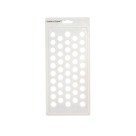 Crafter's Choice - Lip Balm Tube Filling Tray - Silicone Tray for Filling Lip Balm Tubes and Cosmetic Products - Round - 3001 Beauty and Personal Care Crafters Choice